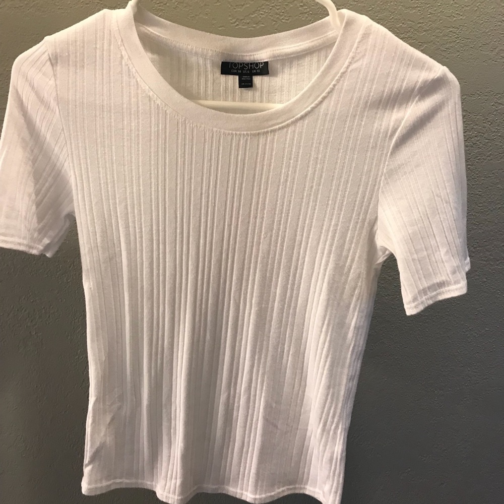 Top Shop ribbed shirt